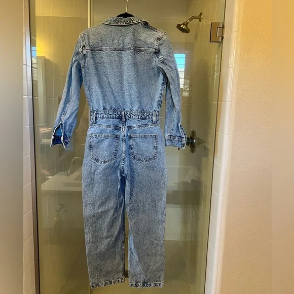 Zara Women's Denim Jumpsuit. Size S. Amazing Fit. - Picture 2 of 3